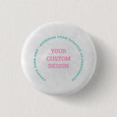 Creëer uw eigen volledig Gepersonaliseerd Ronde Button 3,2 Cm (Voorkant)