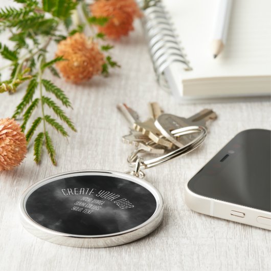 Creëer uw eigen volledig Gepersonaliseerd Sleutelhanger (Zijkant)