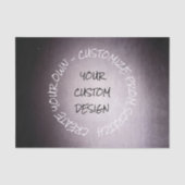 Creëer uw eigen volledig Gepersonaliseerd Tissuepapier (Voorkant)