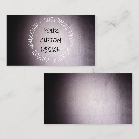 Creëer uw eigen volledig Gepersonaliseerd Visitekaartje (Voorkant / Achterkant)