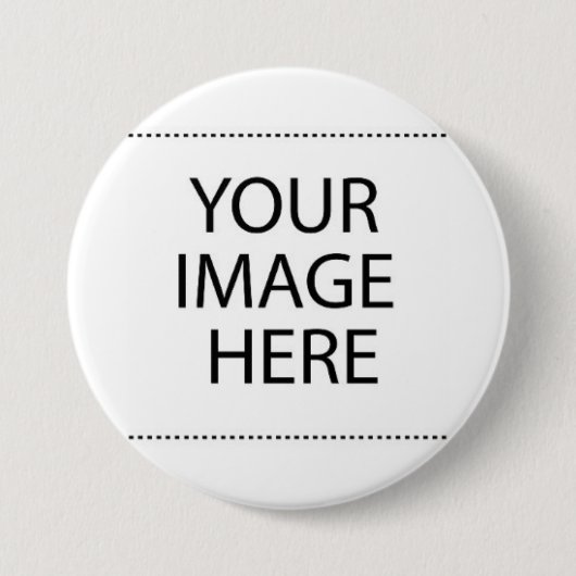 Creëer uw eigen, volledig ronde button 7,6 cm (Voorkant)