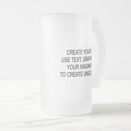 Creëer Uw eigen voorgekookte glazen Mok (Voorkant rechts)