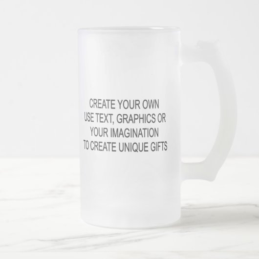 Creëer Uw eigen voorgekookte glazen Mok (Rechts)