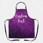 Creëer Uw eigen Vriendin voor glitter-mam Schort (Voorkant)