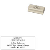 Creëer Uw eigen vrolijke kerst Rubberstempel (Gestempeld)