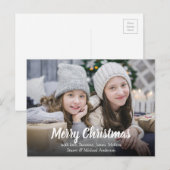 Creëer uw eigen Vrolijke Kerstmis van de Feestdagenkaart (Voorkant / Achterkant)