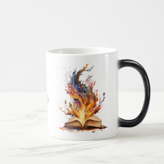 Creëer Uw Eigen Vuur Grimoire Magische Mok (Rechts)