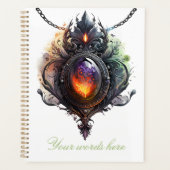 Creëer Uw Eigen Vuur Opal Bejeweled Planner (Voorkant)