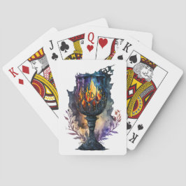 Creëer Uw eigen vuurbeker Pokerkaarten