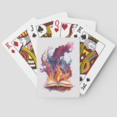 Creëer Uw eigen Vuurspreuk Boek Pokerkaarten (Achterkant)