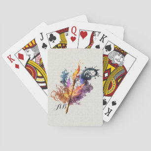 Creëer Uw Eigen Vuurtoverstok Pokerkaarten