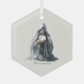 Creëer Uw eigen waarzegger Glas Ornament (Voorkant)