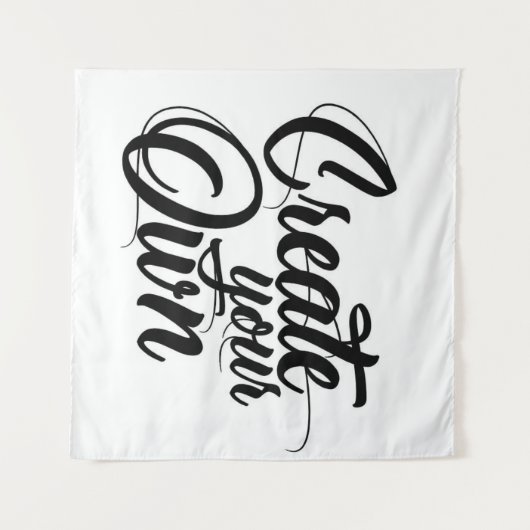 Creëer Uw eigen Wandkleed (Voorkant (horizontaal))