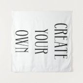 Creëer Uw eigen Wandkleed (Voorkant (horizontaal))