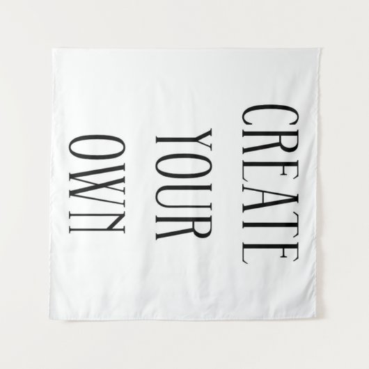 Creëer Uw eigen Wandkleed (Voorkant (horizontaal))