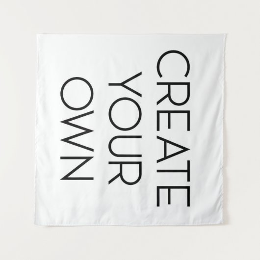 Creëer Uw eigen Wandkleed (Voorkant (horizontaal))