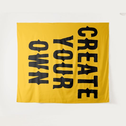 Creëer Uw eigen Wandkleed (Voorkant (horizontaal))