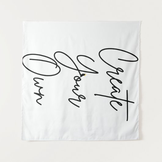 Creëer Uw eigen Wandkleed (Voorkant (horizontaal))