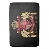 Creëer Uw eigen wapenschild Rood-Eagle Embleem Badmat (Voorkant Verticaal)