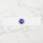 Creëer Uw eigen Waterfles Etiket (Enkel label)