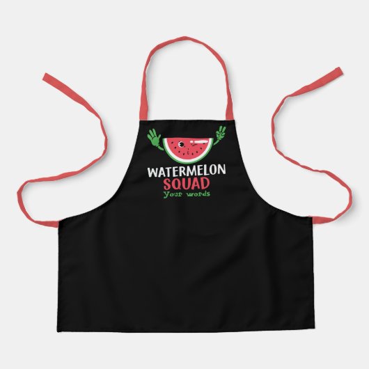 Creëer Uw eigen Watermelon Squad Schort (Voorkant)