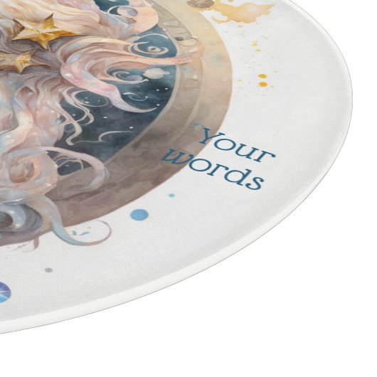 Creëer Uw Eigen Waterverf Maagd Glas Altaar Board Snijplank (Hoek)