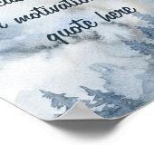 Creëer Uw eigen Waterverf met een blauw mosterdbos Poster (Hoek)