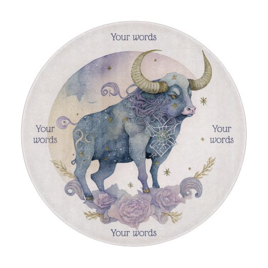 Creëer Uw eigen Waterverf Taurus Altaar Board Snijplank (Voorkant)