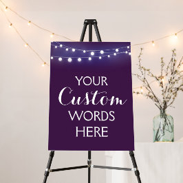 Creëer uw eigen WEdding/partijteken Poster