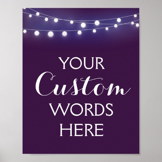 Creëer uw eigen WEdding/partijteken Poster (Voorkant)