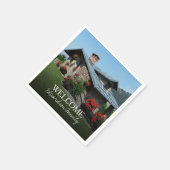 Creëer uw eigen Welkom op onze nieuwe thuisfoto Servet (Hoek)