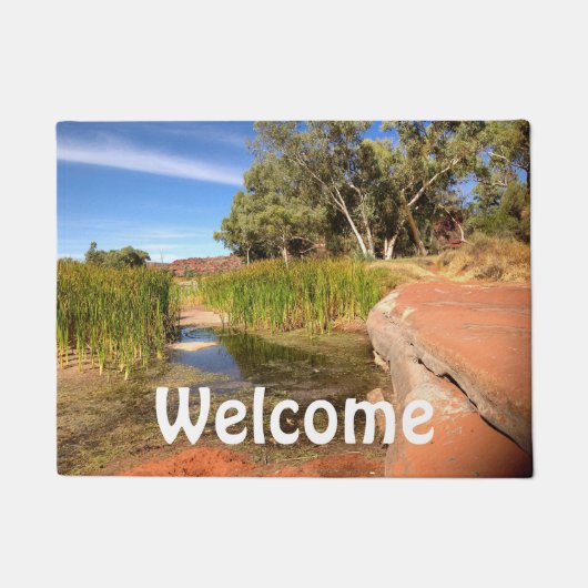 Creëer uw eigen welkomstdeur deurmat (Voorkant)