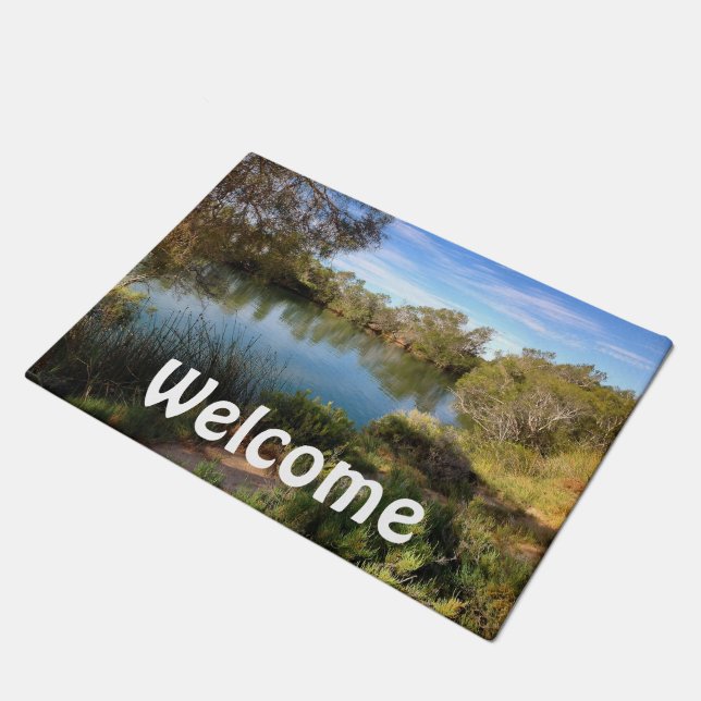 Creëer uw eigen welkomstdeur deurmat (Schuin)