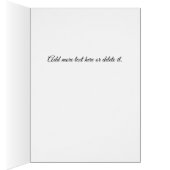 Creëer Uw eigen Wenskaart Foto Afbeelding (Binnen (Rechts))