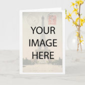 CREËER UW EIGEN Wenskaart Kaart (Gele Bloem)