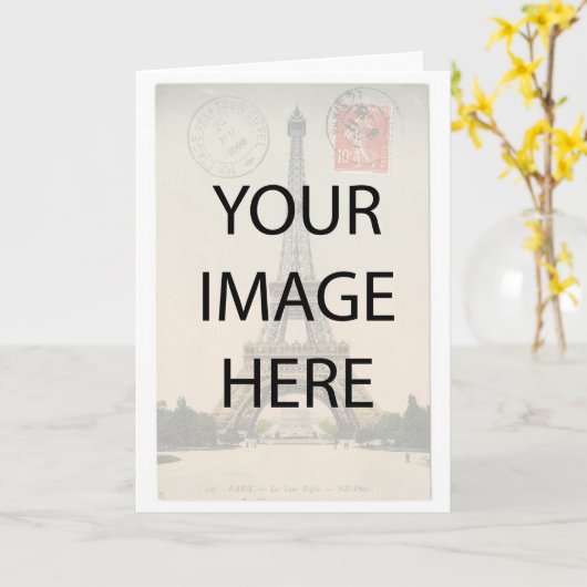 CREËER UW EIGEN Wenskaart Kaart (Gele Bloem)