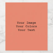 Creëer Uw eigen Wijn Etiket (Enkel label)