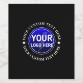 Creëer Uw eigen Wijn Etiket (Enkel label)