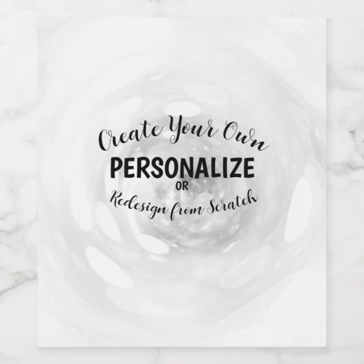 Creëer Uw eigen Wijn Etiket (Enkel label)