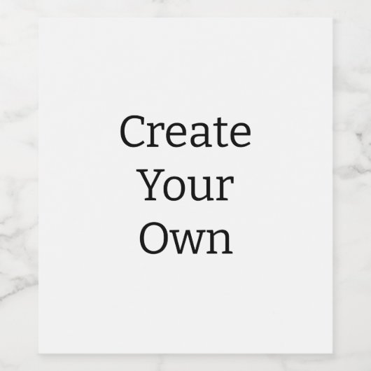 Creëer Uw eigen Wijn Etiket (Enkel label)