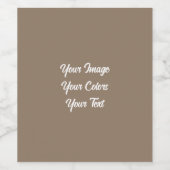 Creëer Uw eigen Wijn Etiket (Enkel label)