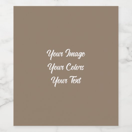 Creëer Uw eigen Wijn Etiket (Enkel label)