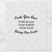 Creëer Uw eigen Wijn Etiket (Enkel label)