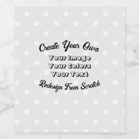 Creëer Uw eigen Wijn Etiket (Enkel label)