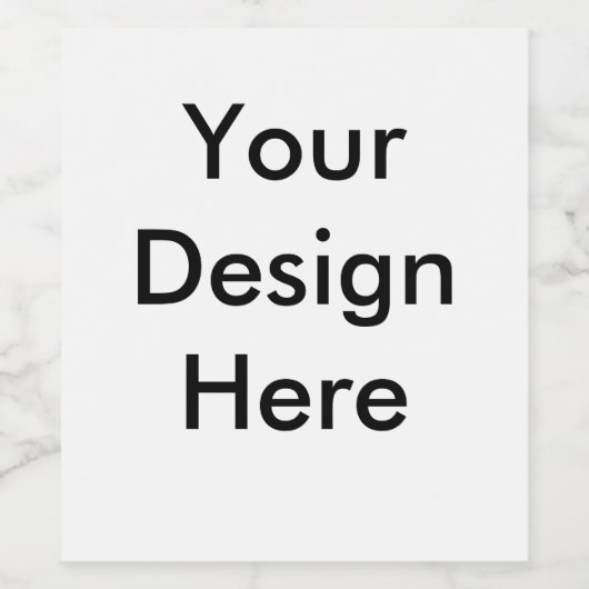 Creëer Uw eigen Wijn Etiket (Enkel label)