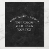 Creëer Uw eigen Wijn Etiket (Enkel label)