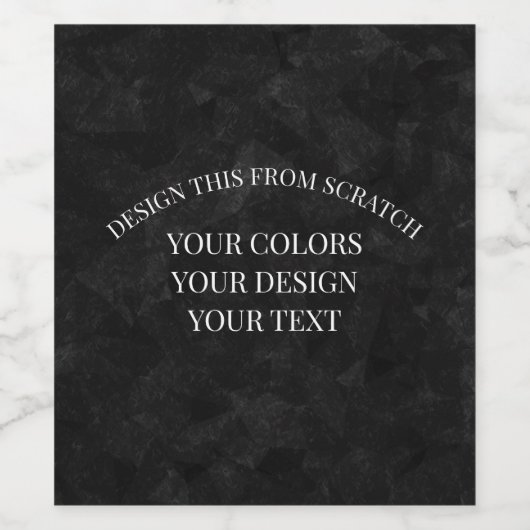 Creëer Uw eigen Wijn Etiket (Enkel label)