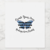 Creëer Uw eigen Wijn Etiket (Enkel label)