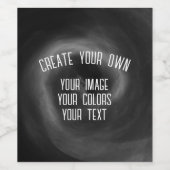 Creëer Uw eigen Wijn Etiket (Enkel label)