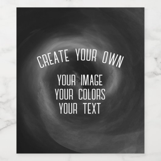 Creëer Uw eigen Wijn Etiket (Enkel label)